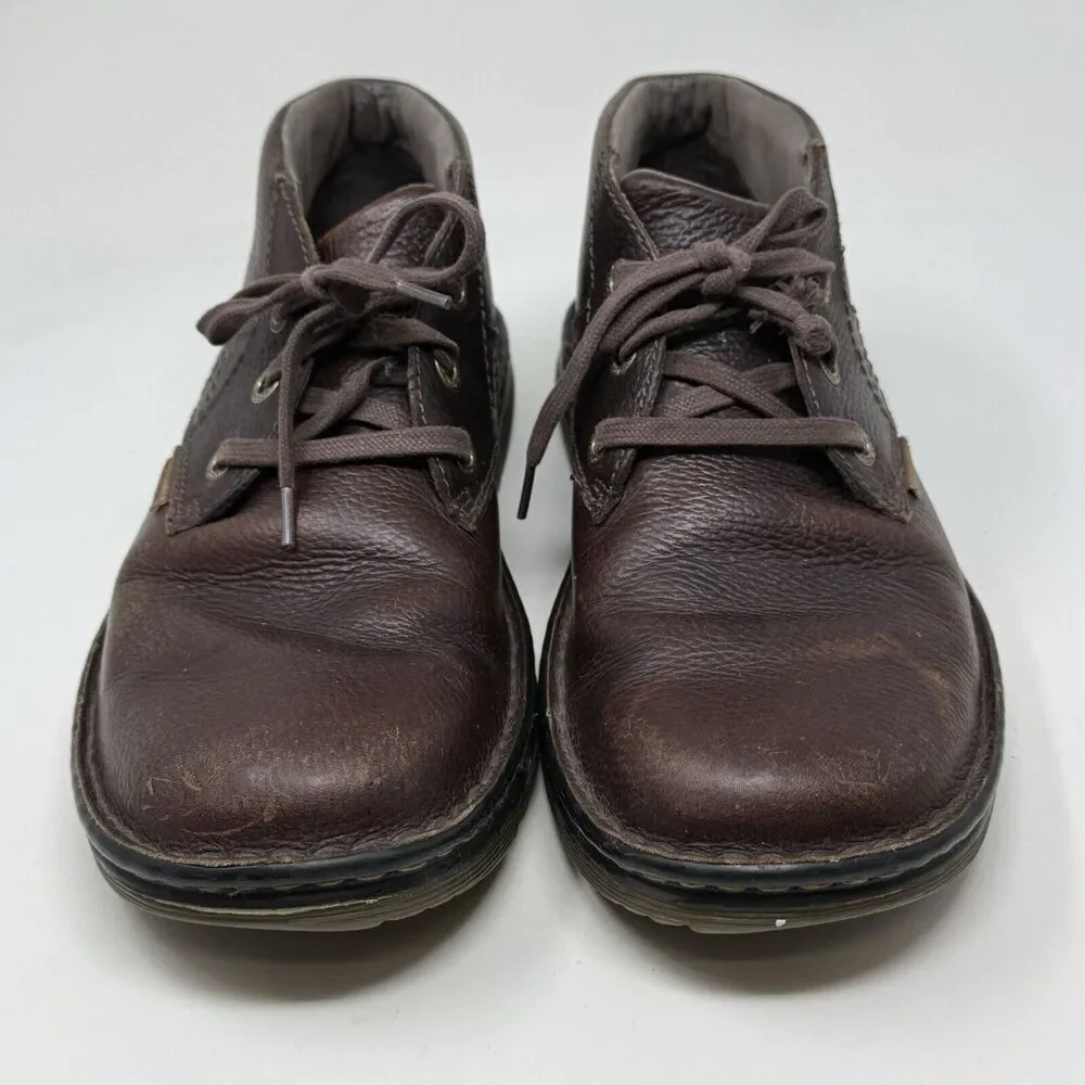 Dr Martens Brighton Chukka Boots Mens 10 Brown Leather Ankle Preppy Gorpcore Doc
